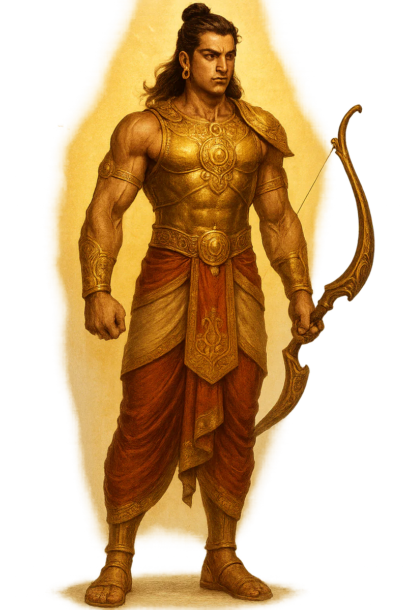 Арджуна — великий воин и преданный Кришны