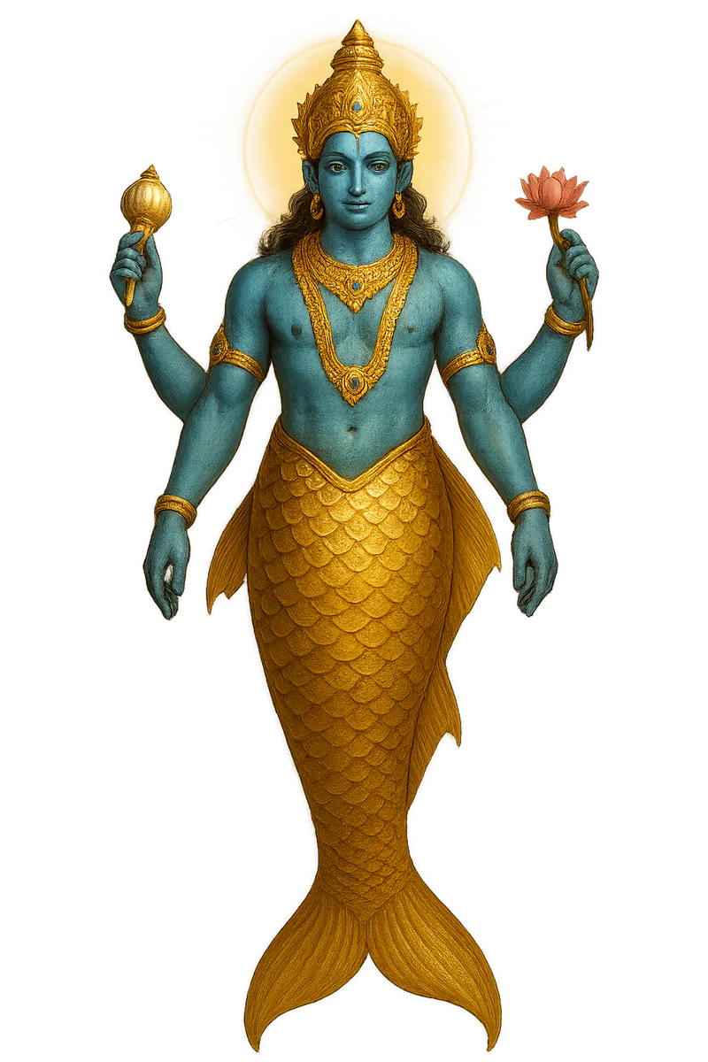 Матсья — божественная рыба-аватара Вишну