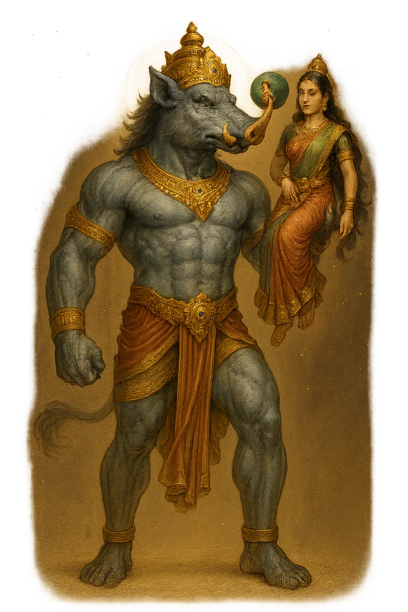 Вараха — божественный вепрь-аватара Вишну